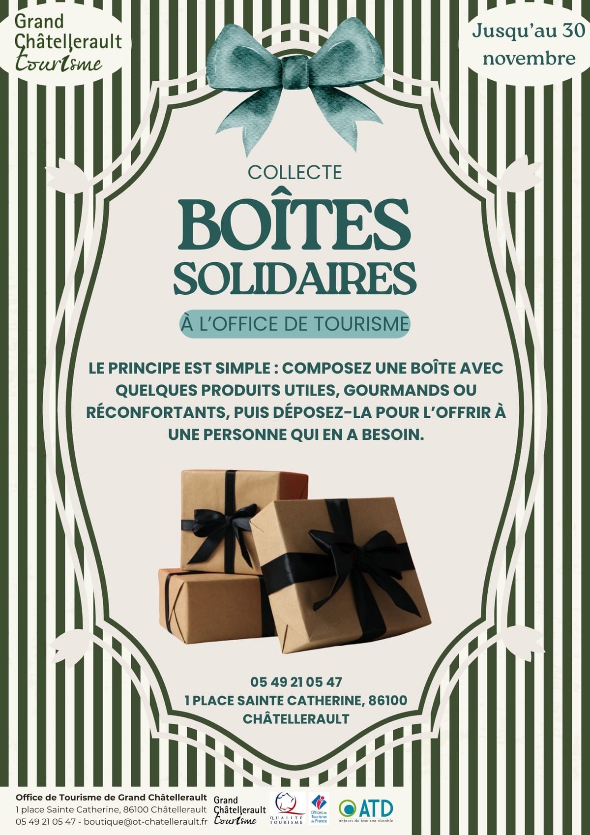 Collecte cadeaux solidaires — Châtellerault