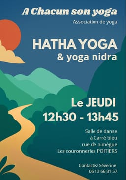 Nouveaux cours de Hatha yoga doux — Poitiers