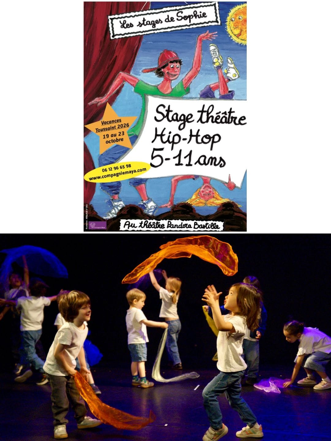 STAGE ENFANT THÉÂTRE & HIP-HOP — Paris