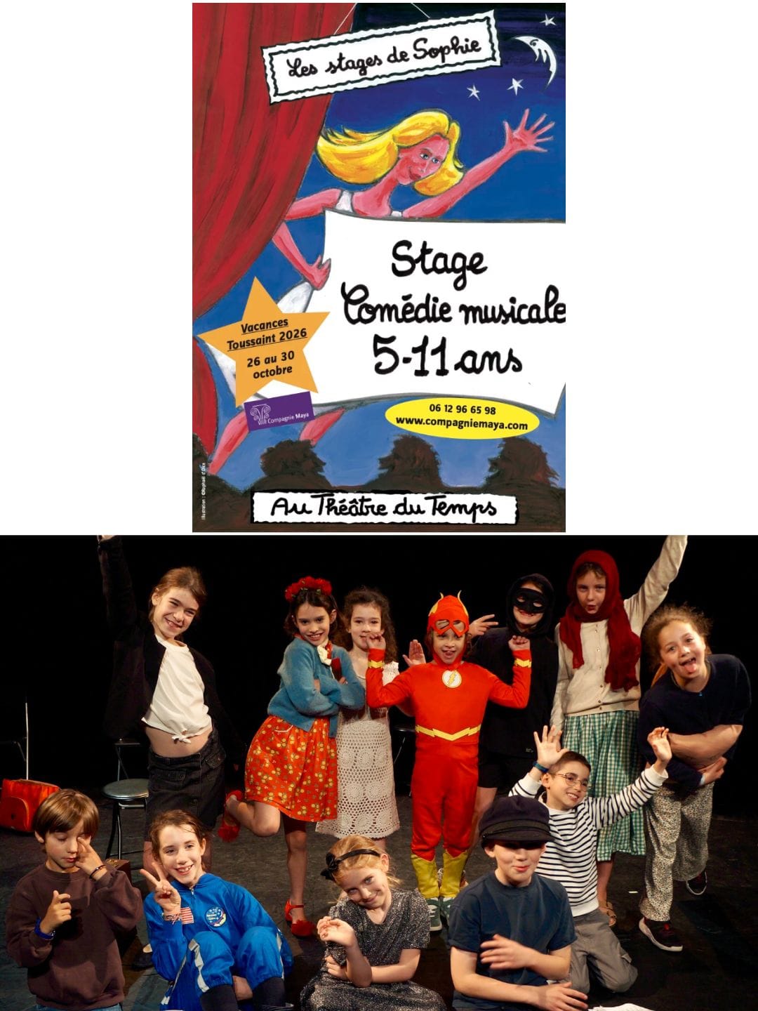 STAGES ENFANTS COMÉDIE MUSICALE — Paris